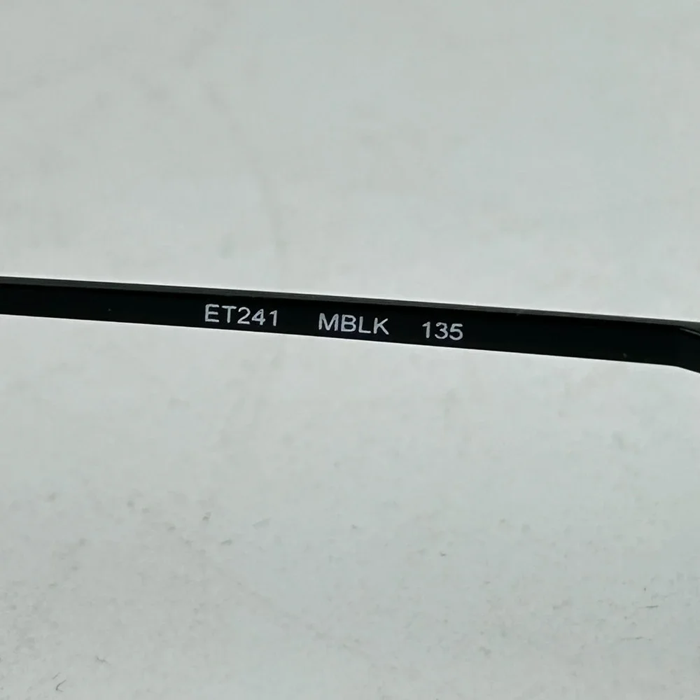 Ellen Tracy ET241 Women's Eyeglasses Frame Black Metal Cat Eye Full‎ Rim 135 mm